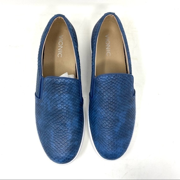 Vionic MIDI SNAKE SLIP-ON SNEAKER blue - Picture 6 of 10